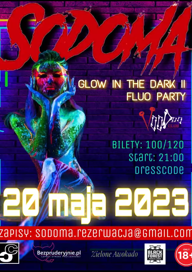 SODOMA – GLOW IN THE DARK II – FLUO PARTY!