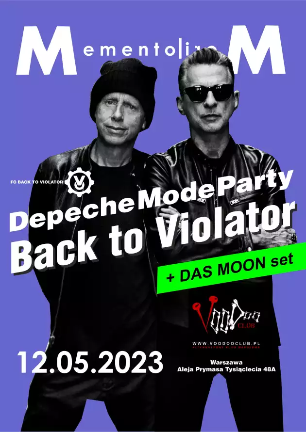 Depeche Mode Party – Back To The Violator : Das Moon special set