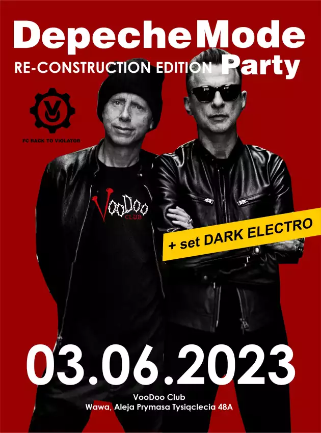 Depeche Mode Party – Back To Violator / Re-Construction Edition + Dark Electro set