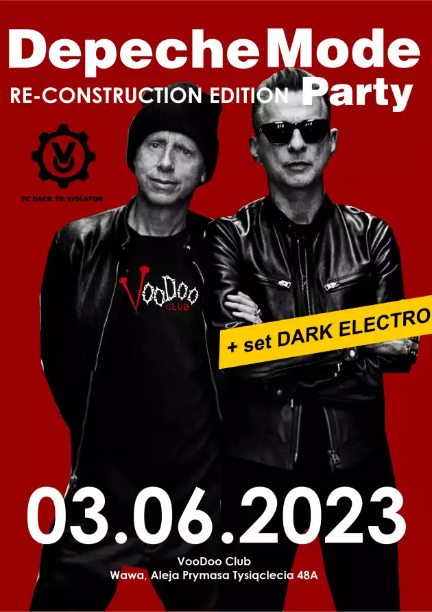 Depeche Mode Party – Back To Violator / Re-Construction Edition + Dark Electro set