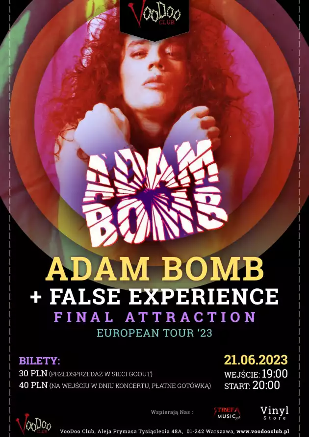 ADAM BOMB x False Experience I Warszawa I Final Attraction European Tour ‘23