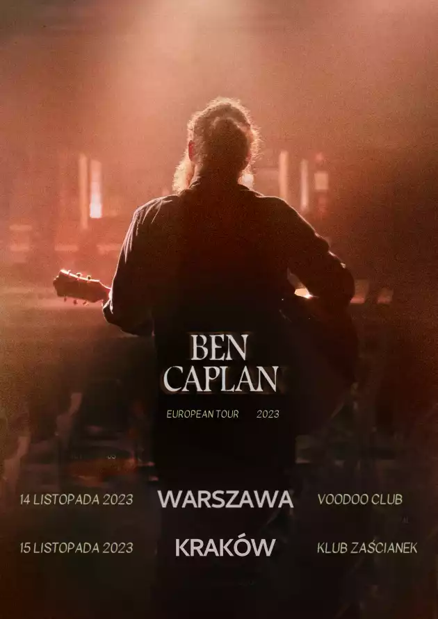 Ben Caplan – European Tour 2023 – Official Event I Warszawa I