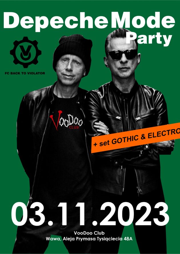 Depeche Mode Party – Back To The Violator : GOTHIC & ELECTRO special set