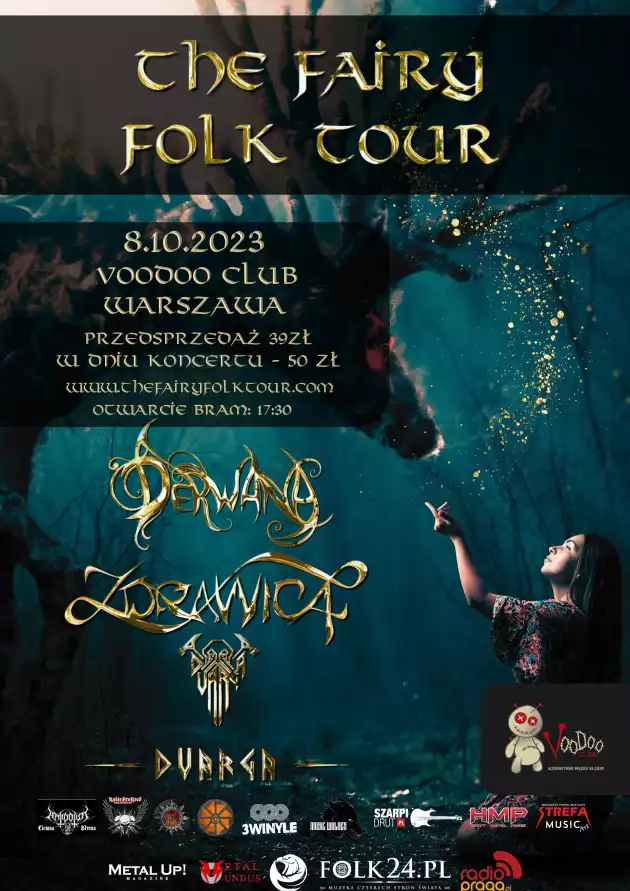 The Fairy Folk Tour – Warszawa I 08.10 I Derwana x Zdrawica x Dvarga