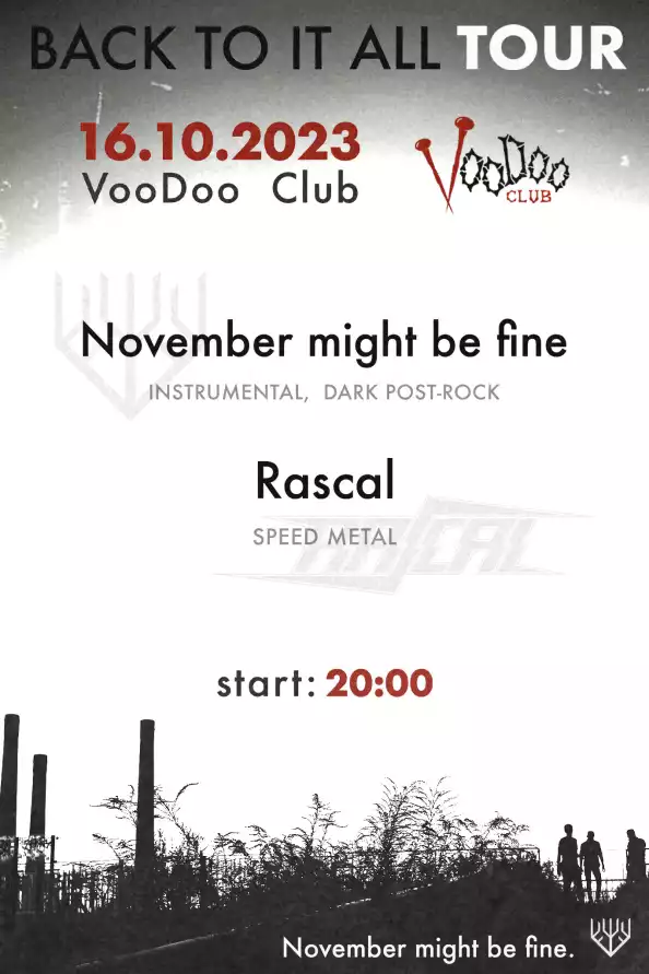 November Might Be Fine x Rascal Back To It All Tour 2023 I Warszawa I