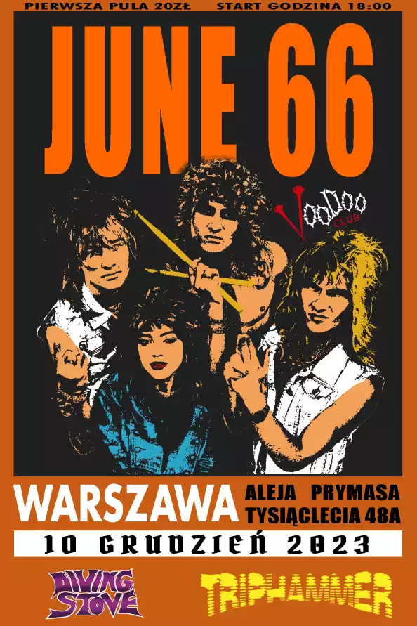 >> SOLDOUT << June 66 x Diving Stove x Triphammer I Warszawa I