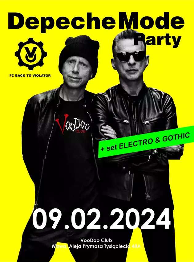 Depeche Mode Party – Back To The Violator : ELECTRO-GOTH special set