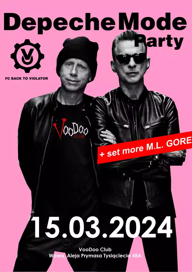 Depeche Mode Party – Back To The Violator : MARTIN GORE special set