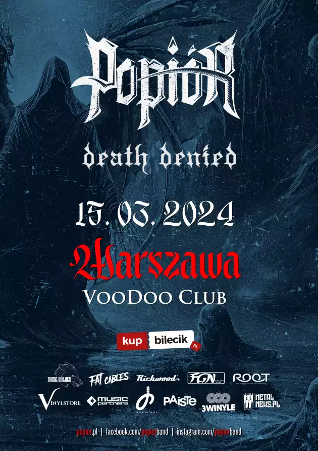Pomarlisko Tour 2024 I POPIÓR + Death Denied