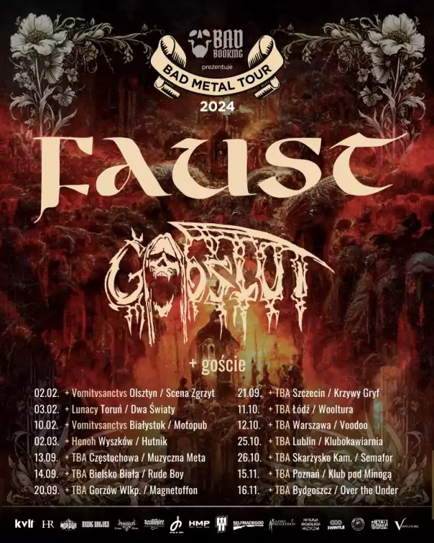 Faust/Godslut – BAD METAL TOUR 2024 – Warszawa