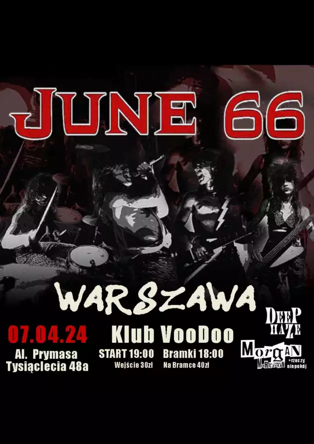 June66 TOUR x Morgan Morrison x Deep Haze I Warszawa I