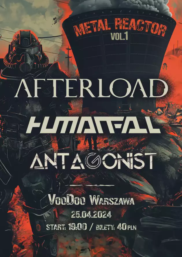 Metal Reactor vol. 1 – Antagonist x Humanfall x Afterload I Warszawa I