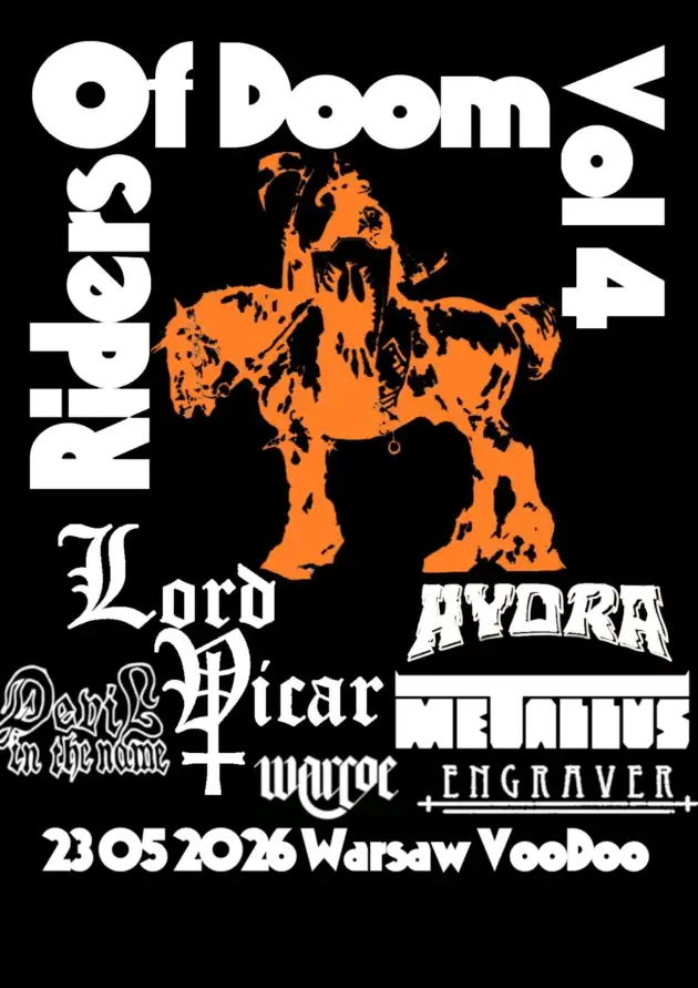RIDERS OF DOOM vol 4 – LORD VICAR , HYDRA , METALLUS, WARCOE , DEVIL IN THE NAME