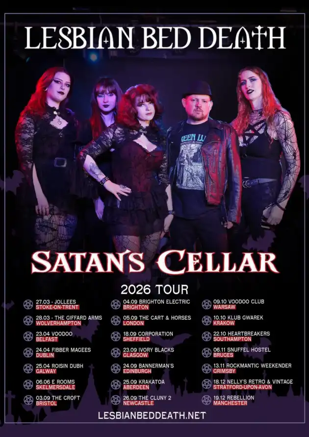 LESBIAN BED DEATH (UK) “Satan’s Cellar Tour” + Fright Night, Meluzyna I Warsaw