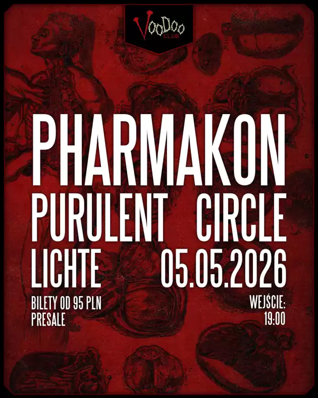 PHARMAKON + Purulent Circle, Lichte I Warszawa