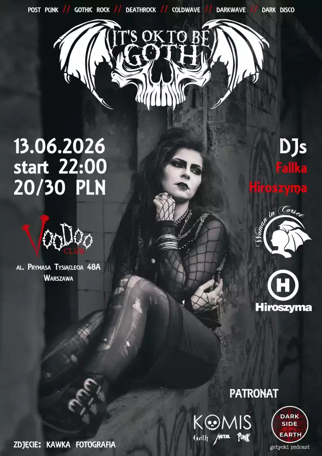 It’s OK to be GOTH – vol. 26 // DJs: Fallka, Hiroszyma