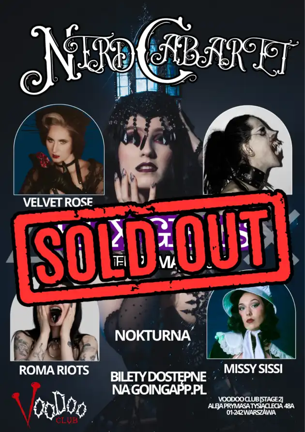 NERD CABARET: Hex Girls (Nokturna, Velvet Rose, Infectica, Roma Riots, Missy Sissi)