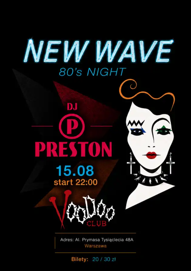 New Wave 80’s Night – DJ Preston