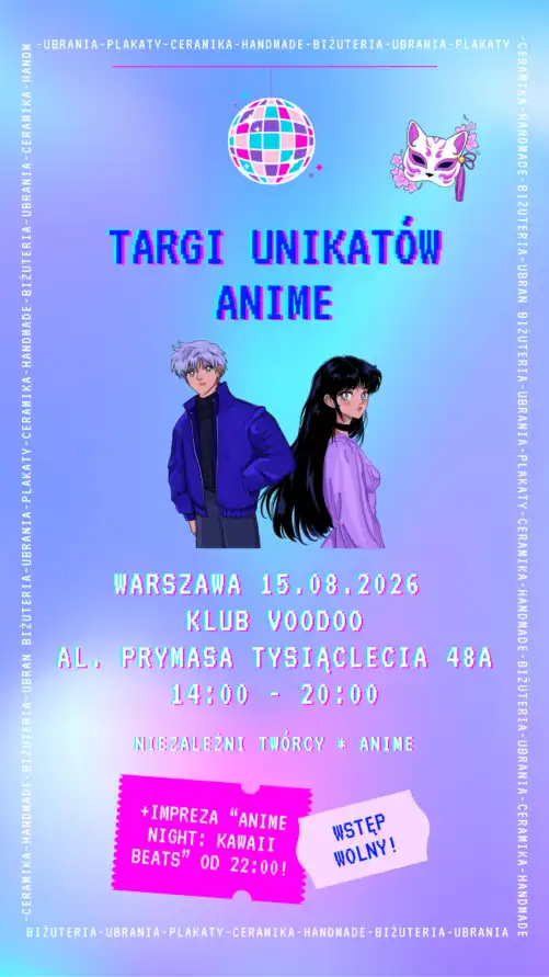 Targi Unikatów Anime I Warszawa