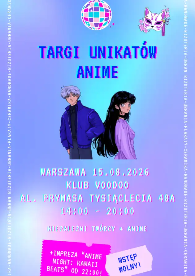 Targi Unikatów Anime I Warszawa