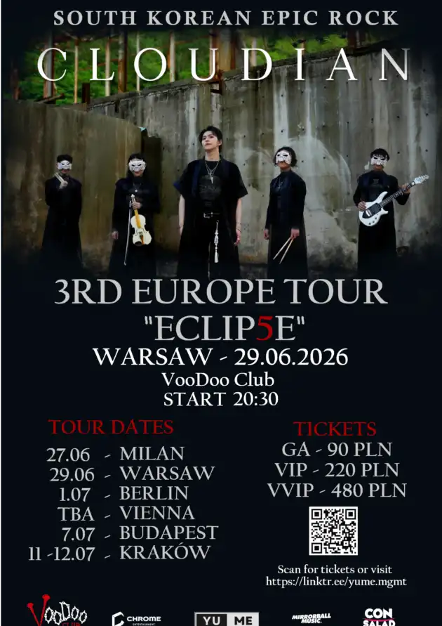 CLOUDIAN 3rd EU TOUR „ECLIP5E”