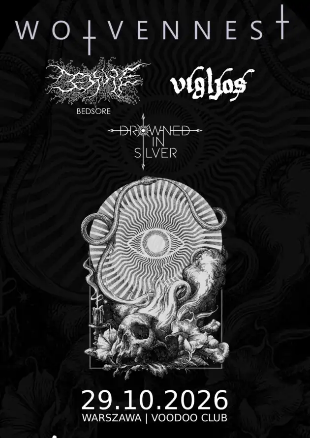WOLVENNEST (BE) + BEDSORE (IT) + VIGLJÓS (CH) + DROWNED IN SILVER (PL)