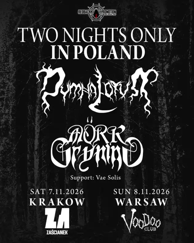 Dymna Lotva (BLR/PL) x Mörk Gryning (SWE) + support Vae Solis