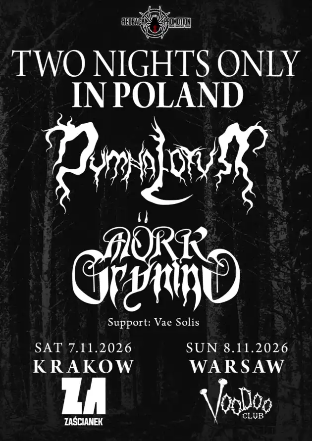 Dymna Lotva (BLR/PL) x Mörk Gryning (SWE) + support Vae Solis