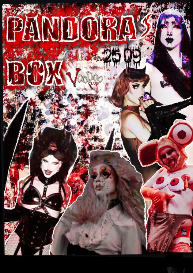 PANDORA BOX – GORE. DRAG. MONSTERS (Stormy , Vipera, Ten Cza, Tanya Hex, Boshena Krzyk)