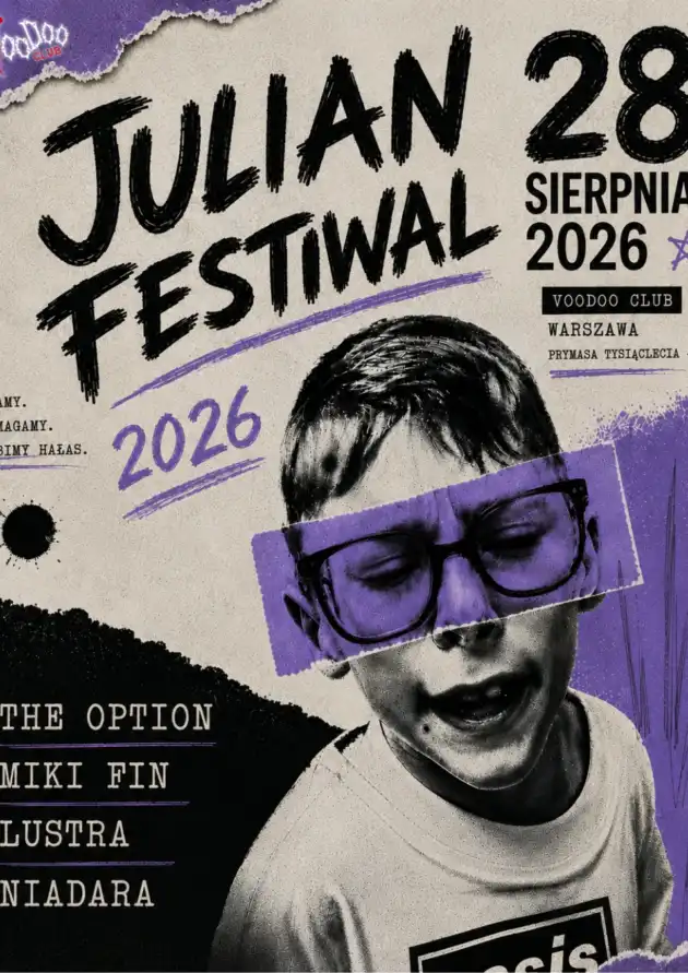 JULIAN FESTIWAL 2026 – charytatywny koncert The Option, Miki Fin, Lustra, Nadara