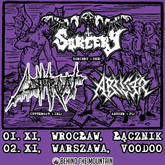 SORCERY (SWE) CUTTHROAT (IRL) ABUSER (PL)