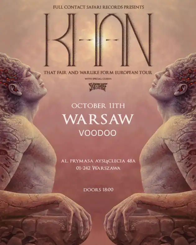 KHAN (AU) – 'That Fair and Warlike Form’ European Tour – Warsaw + Skin Thief (AU)