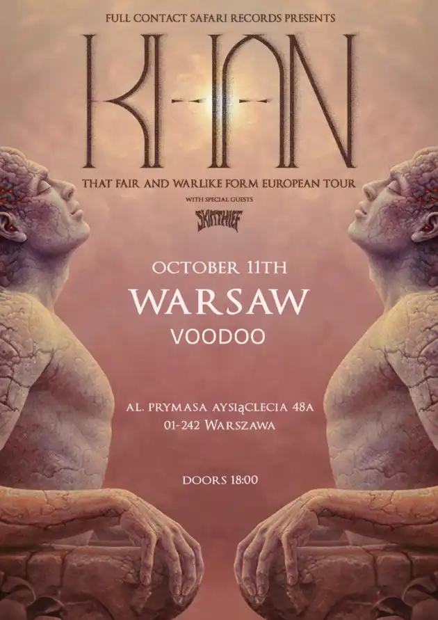 KHAN (AU) – 'That Fair and Warlike Form’ European Tour – Warsaw + Skin Thief (AU)