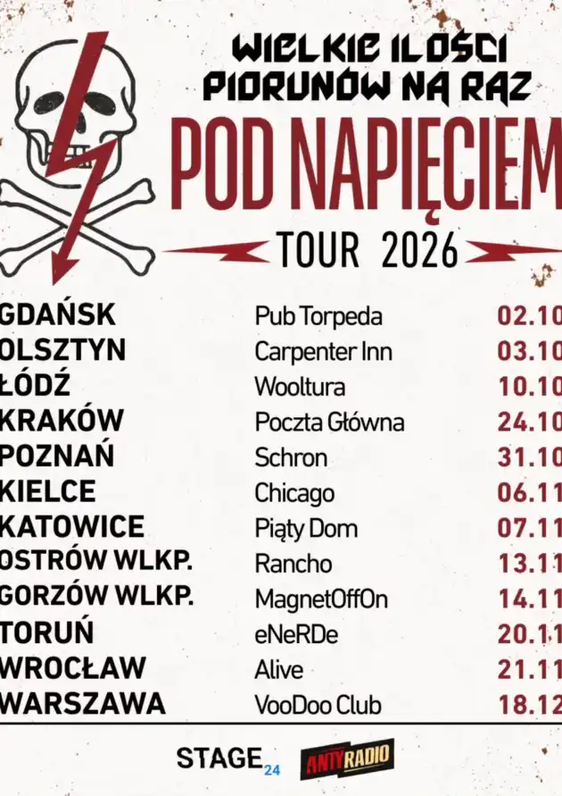 Wielkie Ilości Piorunów na Raz I POD NAPIĘCIEM TOUR 2026
