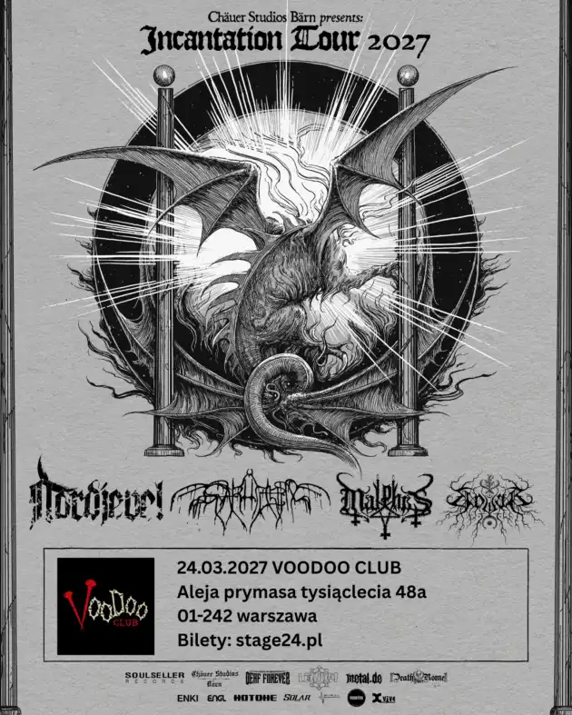 INCANTANTION TOUR –  Nordjevel (NO), Svarttjern (NO), Malphas (CH), Unviar (IT)