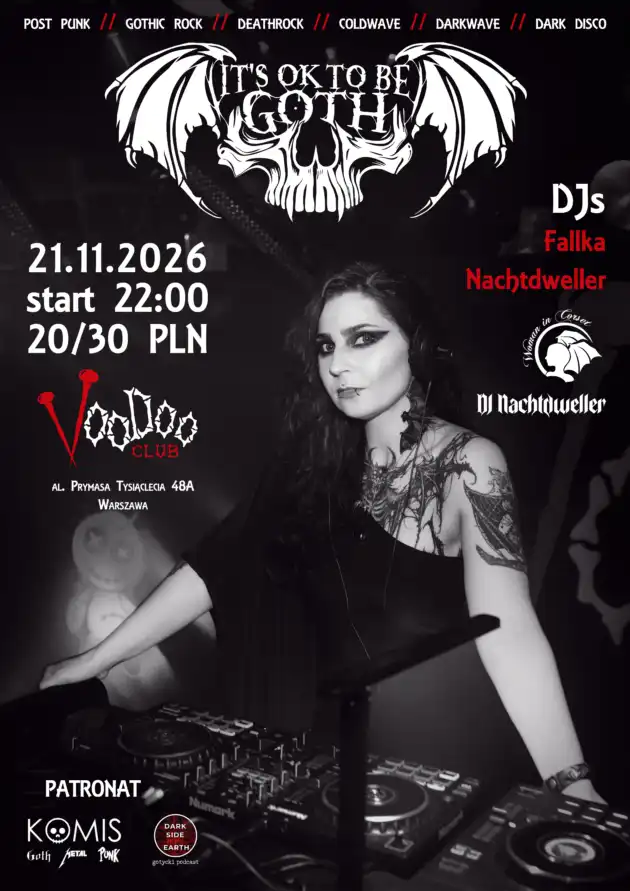 It’s OK To Be Goth – vol.30 // DJs: Fallka, Nachtdweller