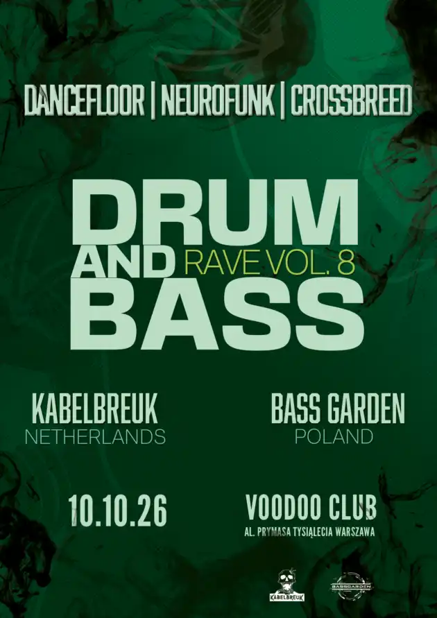 Drum and Bass Rave vol. 8 |  Kabelbreuk [NL] x Bassgarden [PL]