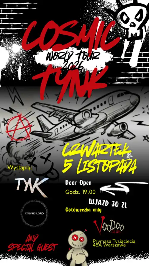 Cosmic Tynk World Tour 2026